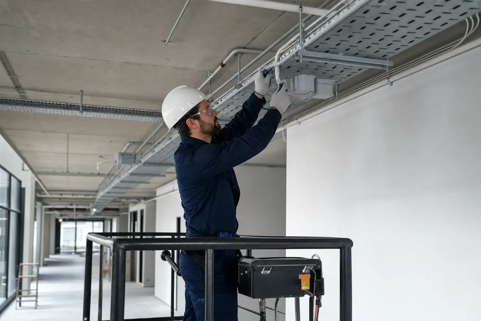 İstanbul elektrik tesisatı kurulumunda düzenli borulama ve kablo altyapısı